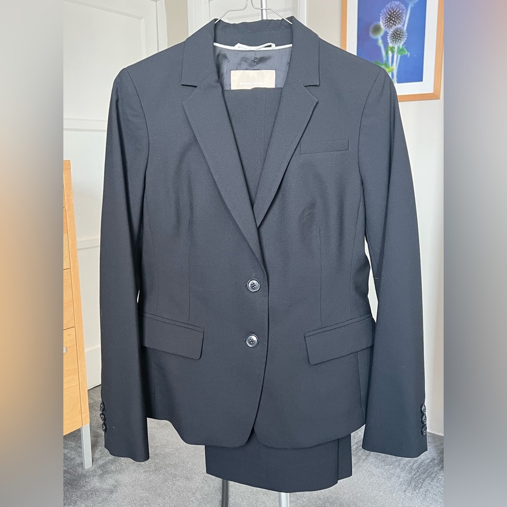 Banana Republic Charcoal Suit Jacket